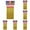 Gold 6PCS, variant on 6/12/18/24/36/48 PCS Birthday Cake Candles Cake Top Decorative Birthday Candles for Cakes Birthday Parties, Wedding Decorations, Party Candles Decoration
