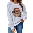 thumbnail image 1 of Chandails de Noël pour Femmes Mode de Noël pour Femmes T-Shirt à Manches Longues et Col Rond avec Coupe Ample et Design de Chandail Sans Capuche pour Femmes, 1 of 4