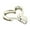 Silver, variant on Fashion Bag Closure Heart Shape Bag Clasp Metal Bag Lock Clasp for DIY Bag