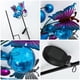 thumbnail image 1 of Luz De Enchufe De Tierra De Molino De Viento Molino de viento solar Enchufe de tierra Luz 3D Hierro Colorido Viento Spinners Lámpara de césped (B) Tmvgtek Para estrenar, 1 of 9