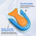 thumbnail image 3 of U-Shaped Silicone Gel Heel Pads, Soft Cushion Heel Inserts for Men Women Comfort Heel Support Insoles for Daily Walking Standing, 1Pair,S for Woman, 3 of 9