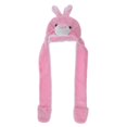 thumbnail image 1 of Adultos Sombreros Invierno Cálido Gorras Media Capucha Sombreros Guantes Bufanda Sombreros, Disfraz Juguete - Multicolor, Rabbit Conejo Yotijar Guantes de bufanda 3 en 1, 1 of 8
