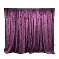 thumbnail image 4 of AK TRADING CO. 10 feet x 10 feet Lush Velvet Backdrop Drapes Curtains Panels with Rod Pockets - Wedding Ceremony Party Home Window Decorations - Plum, 4 of 5