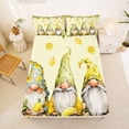 thumbnail image 5 of Erosebridal Cute Cartoon Gnome Full Size Sheets,Tropical Fruit Lemon Bed Sheets For Girls Kids 4 Pieces, 5 of 6