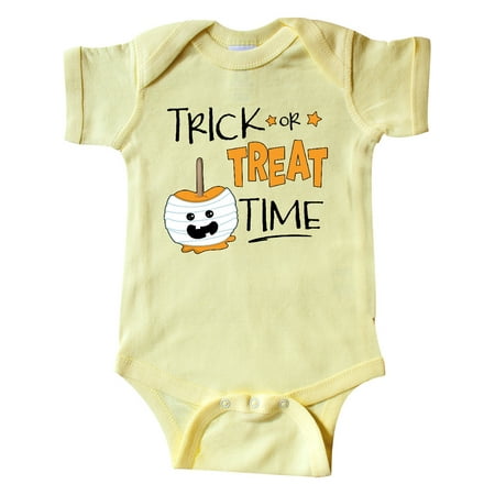 

Inktastic Halloween Trick or Treat Time Mummy Candy Apple Gift Baby Boy or Baby Girl Bodysuit