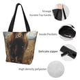 thumbnail image 4 of Balery Grassland Sunflower Cow Bolsa de Hombro con Diseño, Bolsa Grande y Duradera, Bolsa Versátil para Compras, 4 of 6