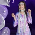 thumbnail image 4 of Mashaouyo 70s Disco Outfits for Women Disco Dress for Discotheque Bachelorette party, 4 of 8