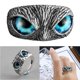 thumbnail image 3 of Jumpingount Hermoso anillo de búho de ojo de demonio Retro Vintage Animal anillos abiertos anillos de dedo ajustables fiesta aniversario Ropa, zapatos y accesorios Miscelánea, 3 of 6
