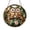 Acrylic 3.5 Inch, variant on Vibrant Two Owls Stained Glass Round Suncatcher, Window Hanging, Nature-Themed Home Decor, Gift Idea for Garden or Bird Lovers