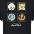 thumbnail image 3 of Avatar - The Last Airbender - Nations Symbols - Juniors Cropped Cotton Blend T-Shirt, 3 of 5