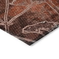 thumbnail image 3 of Addison Rugs Chantille Indoor/Outdoor Transitional Floral Merlot Machine Washable Rectangle Rug, 9' x 12', 3 of 8
