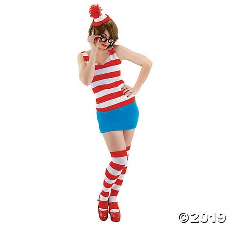 Women's Where's Waldo Dress Costume - Small/Medium