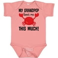thumbnail image 3 of Inktastic My Grandpop Loves Me Crab Boys or Girls Baby Bodysuit, 3 of 5