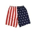 thumbnail image 3 of North 15 Men's USA American Flag Quick Dry Swim Trunk Boardshorts with Cargo Pokcet-7110-2-2XL, 3 of 3