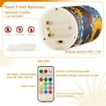 thumbnail image 5 of Yayeee Flameless Candles with Remote Flickering Battery Operated Multi Color Changing, Beige Flowers, 5 of 7
