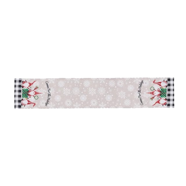 Toystoory Camino de de Navidad plegable cómodo resistente al desgarro patrón de hombre viejo mantel decoración reutilizable impreso mantel Kits de decoración para fiestas Toystoory HA069088-00