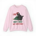 thumbnail image 5 of I Do What I Want Any Questions Cat Sweatshirt | Funny Cat Sweatshirt | Gifts for Pet Lover | Christmas Sweatshirt | Funny Christmas Sweatshirt | Unisex Heavy Blend&trade; Crewneck Sweatshirt, 5 of 9