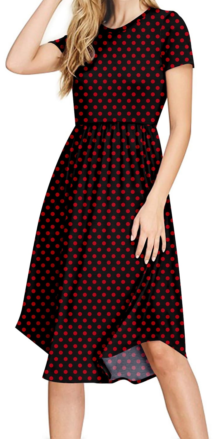 Casual midi dress with pockets Clearance