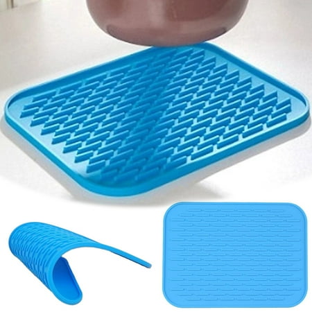 

2packs BnGAJN Halloween Sale Placemat Premium Silicone Dish Drying Mats Thicken Heat Dish Drain Mat For Kitchen Sink Organizer Countertop Cover