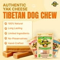 thumbnail image 2 of Tibetan Dog Chew - Yak Cheese Chews for dogs 3 lbs bag - All Natural and Long lasting Pet Treats, 4 Ingredients Himalayan Yak Bones for Small Dogs, 2 of 10