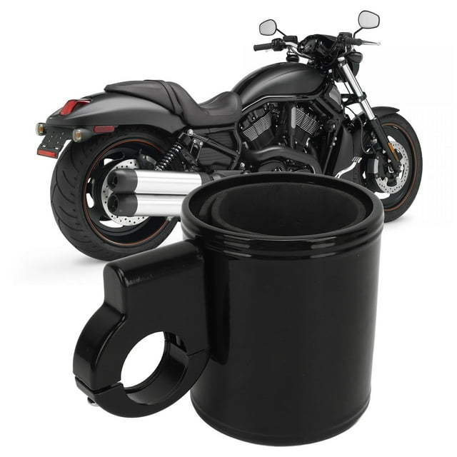 Portavasos Para Manillar De Motocicleta, Soporte Para Manillar De Motocicleta De Superficie Lisa De 2 Capas Para ATV
