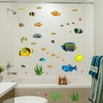 thumbnail image 5 of Ocean World fish decals, fish stickers, colorful fish and seaweed stickers，coral stickers DIY Peel and Stick Wall Art Decor for Girls Bedroom Living Room Home Office Wall Decor, 5 of 8