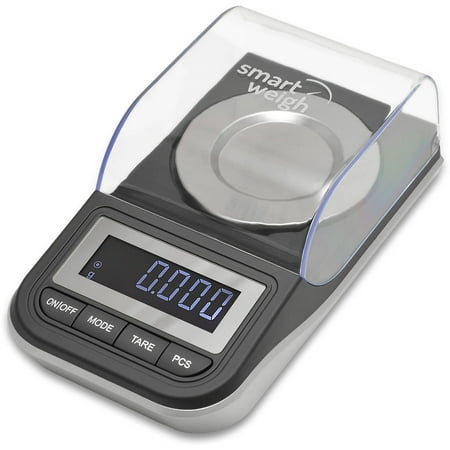 Smart Weigh High-Precision Milligram Digital Scale, 50 x 0.01g, Black,