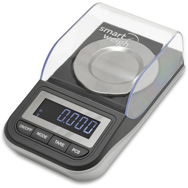 Smart Weigh High-Precision Milligram Digital Scale, 50 x 0.01g, Black,  SW-GEM50