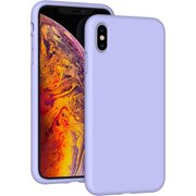 Compatible with iPhone Xs Max Case, Drop Protection Liquid Silicone Gel Rubber Full Body Bumper Cover with Soft Microfiber Shockproof Phone Case for iPhone Xs Max 6.5, Hot Pink