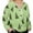 Green, variant on Christmas Sweaters For Women Funny Button Down Festive Coat Xmas Santa Christmas Tree Printed Cable Knit Pullover Grey, XXL