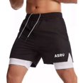 thumbnail image 1 of Short Con Licra Deportiva Correr 2 En 1 Calidad Asrv Moda Rw, 1 of 8