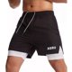 thumbnail image 1 of Short Con Licra Deportiva Correr 2 En 1 Calidad Asrv Moda Rw, 1 of 8