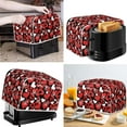 thumbnail image 2 of Renewold 2 Slice Wide Slot Toaster Cover for Home Valentine's Day Decorations Love Red Heart Case Protector Toaster Covers Keep off Fingerprints Food Oil Stains, 2 of 6