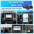 thumbnail image 4 of ZWNAV 14.4 inch Android 13 Car Radio for Ford F150 2015-2021 Stereo Replacement Tesla Style Multimedia Player Head Unit IPS Screen GPS Navigation, 4 of 11