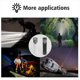 thumbnail image 4 of Soidarity Mini linterna LED, linterna USB portátil con banco de energía, foco de seguridad para el hogar de emergencia nocturna, lámpara artesanal para Type3 NO3 Soidarity OD002630-02B, 4 of 6