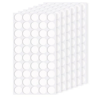 360pcs Double Sided Sticky Dots Clear Round Mounting Putty - Sticky Tack for Wall Hanging with Tweezers Picture Hangers Without Nails Double Sided