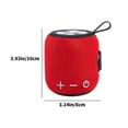 thumbnail image 3 of LACKUST Outdoor Cycling Portable Subwoofer Bluetooth 5.3 Long Battery Life HIFI Sound Effect Waterproofs Plug-in Bluetooth Speaker,Red, 3 of 7