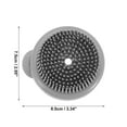 thumbnail image 4 of Unique Bargains 1 Pc Durable Round Pet Grooming Bath for Dog for Cat 3.34"x2.95"x2.56" Gray, 4 of 6