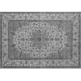thumbnail image 1 of Ahgly Company Indoor Rectangle Medallion Gray Traditional Area Rugs, 5' x 7', 1 of 1
