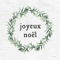thumbnail image 2 of Lettered and Lined 12x12 Gold Ornate Wood Framed with Double Matting Museum Art Print Titled - Joyeux Noel, 2 of 4