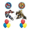 Transformers 10pc Happy Birthday Party Decorations Mylar Balloon Bouquet Set