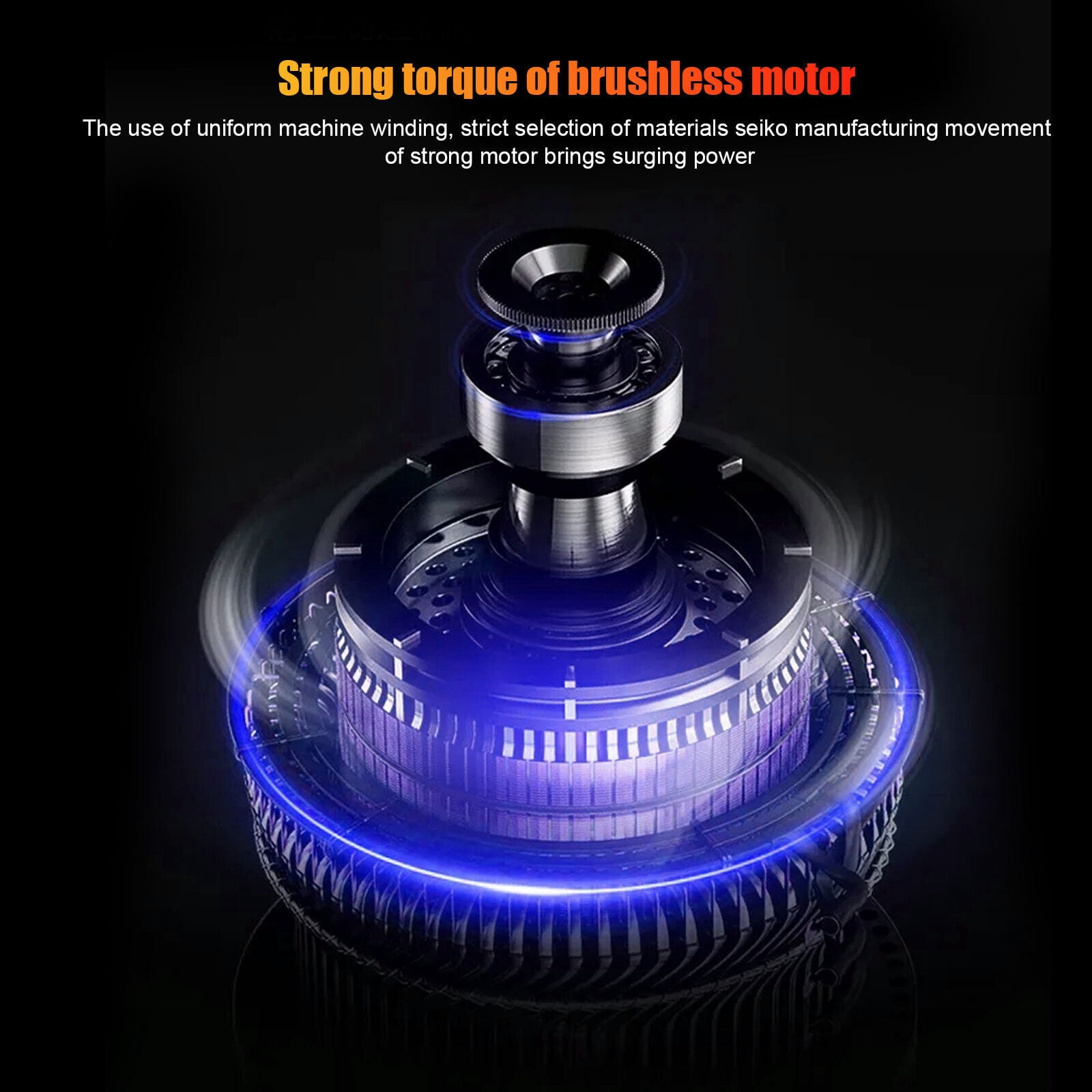 Audessy Cordless Impact Wrench 1/2" 550Nm High Torque Brushless Driver with Battery 20V