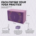 thumbnail image 7 of RDX Yoga Block, Non-Slip High-Density Eva Foam, Easy Grip Surface for Stability Strength Training D16 (23x15x9.8CM), 7 of 7
