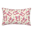 thumbnail image 3 of Salouo Bow With Sugar Skull Print Print Pillow Case Cover,Wrinkle-Free Bed Pillow Cover Pack of 1 Home Decor Fade-Resistant and Stain-Resistant ,Pillows Not Included -14"x20", 3 of 8