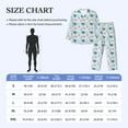 thumbnail image 4 of Sikiie Turtles And Goldfish Mens Pajama Set, Soft Warm Long Sleeve Sleepwear, Cozy Button-Down Pjs for Men-X-Large, 4 of 7