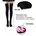 thumbnail image 3 of Calcetines de muslo de gato con almohadilla de pata de gato para mujeres calcetines de alta elasticidad de nailon con dedos de gato (negro) FLhrweasw Para estrenar, 3 of 8