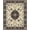 Beige, Pattern 2, variant on ODIKA 4'x6' Machine Washable Non-Slip Area Rug, Elegant Black and Beige Medallion with Ornate Oriental Motifs High Traffic Rug, Black, 48131