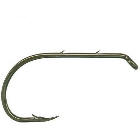 Mustad Down Eye Baitholder Hook (Black Nickel) - Size: 2/0 8pc
