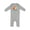 AC-Heather Grey, variant on 1st Birthday Woodland Fox 1 Year Old Baby Romper Coveralls