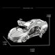 thumbnail image 5 of Sports Car 3D Jigsaw Metal Puzzle Model Toys, 5 of 5